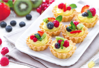 Cestino crema e frutta