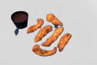Ración De Finger De Pollo Con Su Salsa Barbacoa