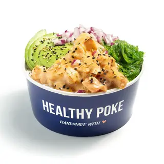 Healthy Flamed Salmon Bowl