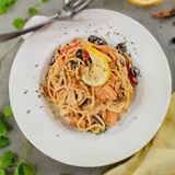 Pasta sa dimljenim lososom 350 gr