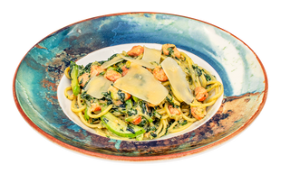 СЬОМГА И СПАНАК (450г)