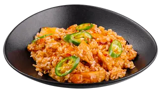 Ris asian cu carne de pui