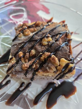 Brownie vegano sin gluten