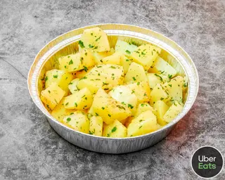 Patatas al ajillo - grande 4,5 Pers. (Imagen ilustrativa no vinculante)