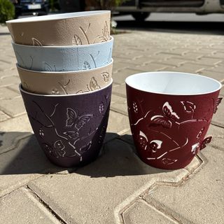 3Д самополивна саксия ф14