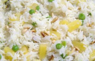26. Riso con pinoli ananas 
