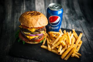 Double Beef Burger Meal