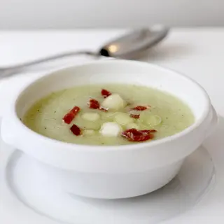 Crema fría de melón