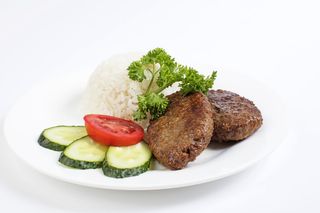 Котлета с рисом