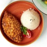 Котлеты по-киевский( гарнир рис)