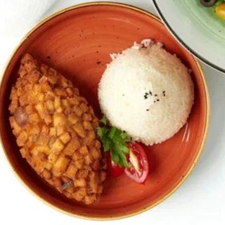 Котлеты по-киевский( гарнир рис)