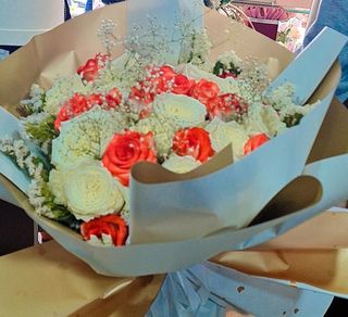 Bouquet A Main Blanc