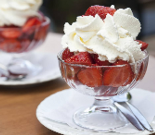Fragola con panna