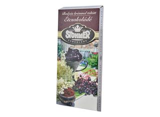 Черен шоколад с пълнеж от бъз Stühmer (100г)