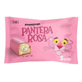 Pastel Pantera Rosa Bimbo Pack De 3 Unidades De 55 Gr.