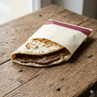 Piadina con crema di castagne