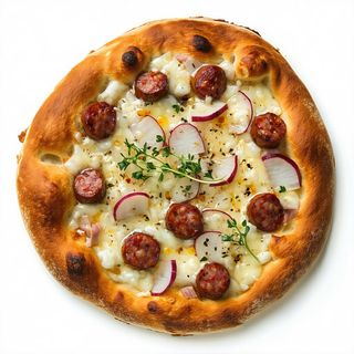 Cime di rapa e salsiccia di suino