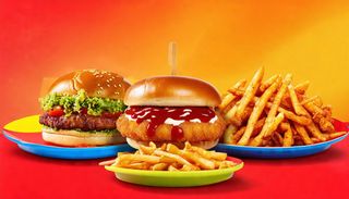 Menù Baby Burger con Patate Fritte