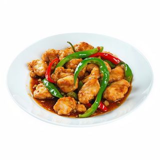 71. Pollo Con Pimientos Verdes