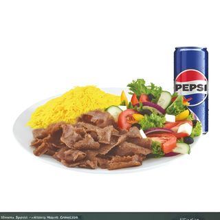 Talerz Kebab Rice, Pepsi 0,33l