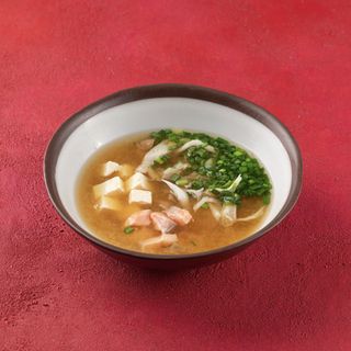 Мисо суп с лососем