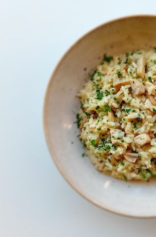 Risotto cu pui si ciuperci