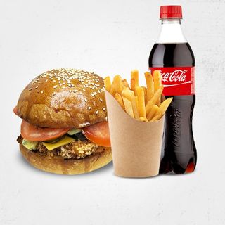 Комбо бургер з індичкою 