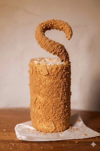 Кюртош з медовим бісквітом