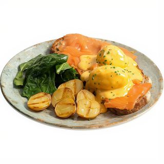 Smoked Salmon Eggs Benedict