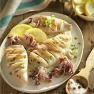 Plato Calamares A La Plancha