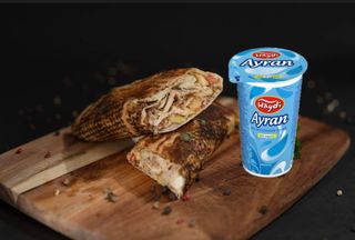 Combo Shaorma pui lipie &Ayran