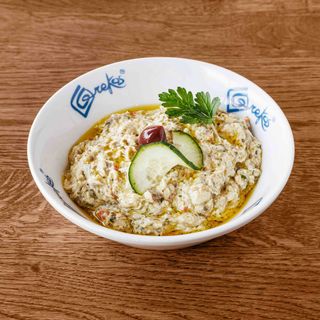 Melitzanosalata con salsa Grekos