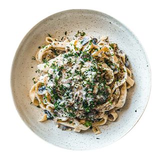 Tagliatelle w/ Mushroom Cream Sauce - Double Portion