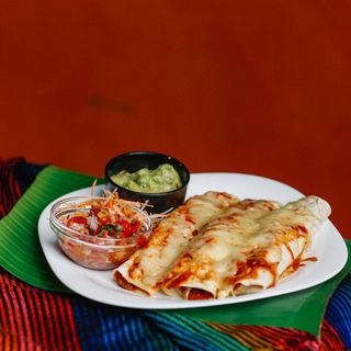 Enchiladas with Beans