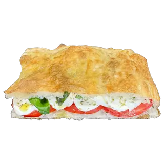 Focaccia sandwich Caprese