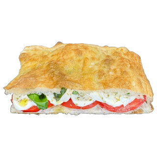 Focaccia sandwich Caprese