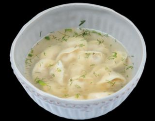 Пельмени с бульоном (350г)