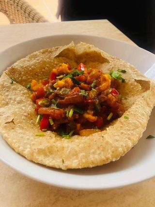 Gambas Puri/ Prawn Puri