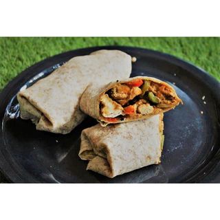 Chicken fajita wrap