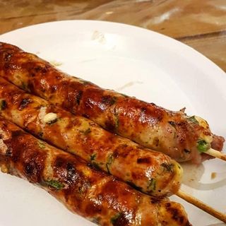 Espetinho de Linguiça