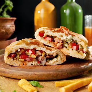 ჩაბატა ბეკონით (დიდი)