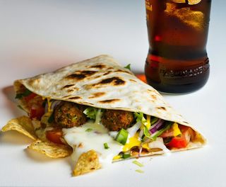 Piadina falafel menù