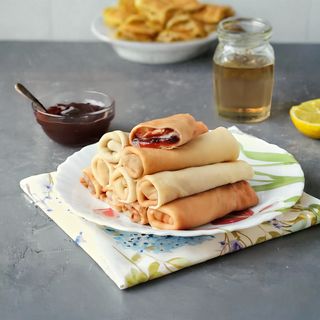 блинчики с вареньем