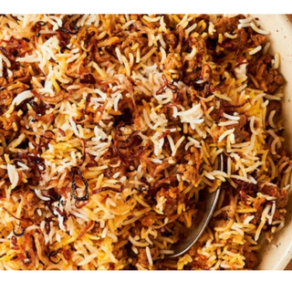 Qeema biryani