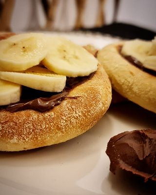 Banana com Nutella