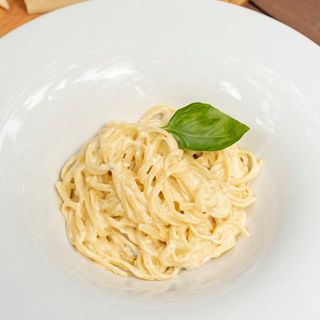 Espaguetis a la nata