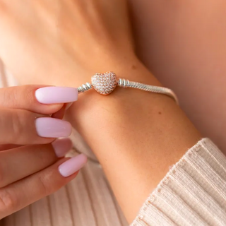 Bransoletka damska serce 