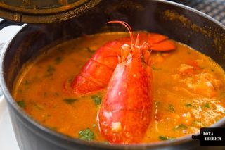 Arroz Caldoso de Tamboril e Gambas