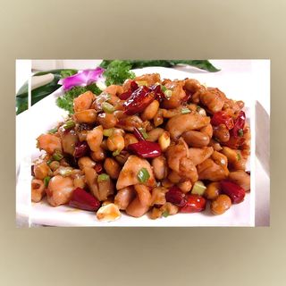 41 Pollo gamberetti e bambù