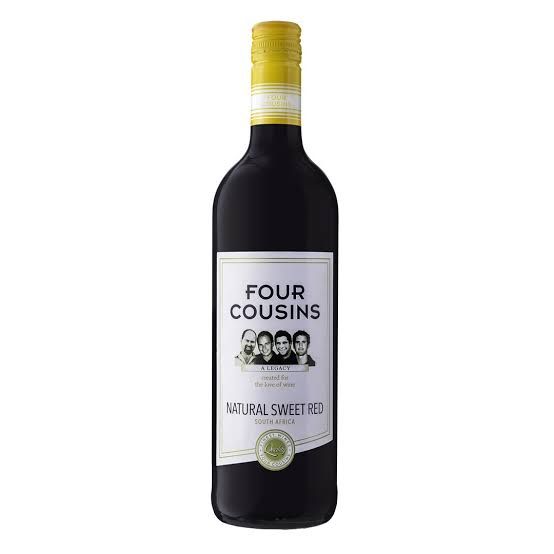 Four Cousins Nat Sweet Red Wine 750Ml